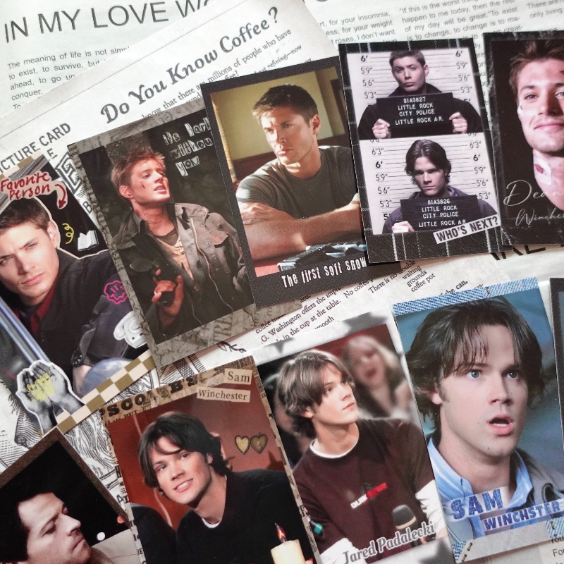 Vintage Collectible Cards - Supernatural SPN Dean & Sam :