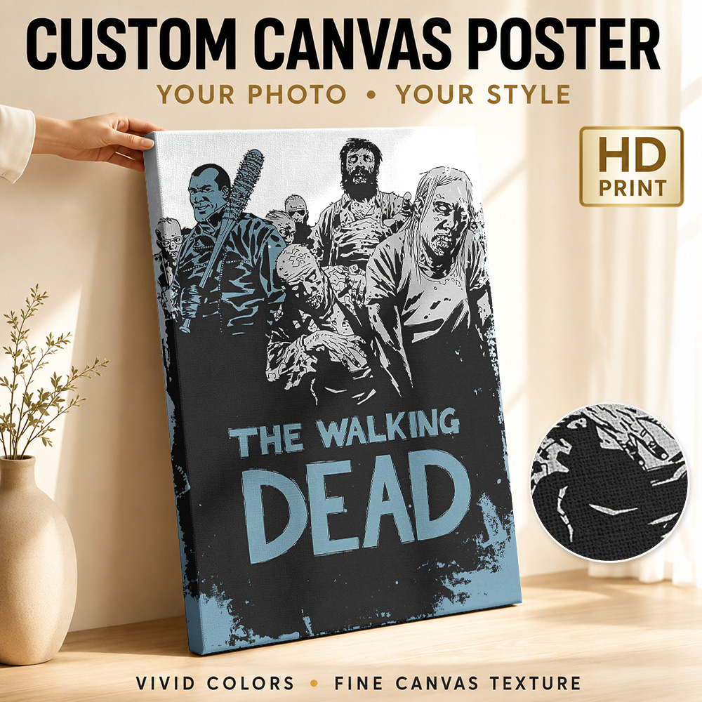 Collectible Vintage Photos - Affiche sur toile The Walking Dead,
