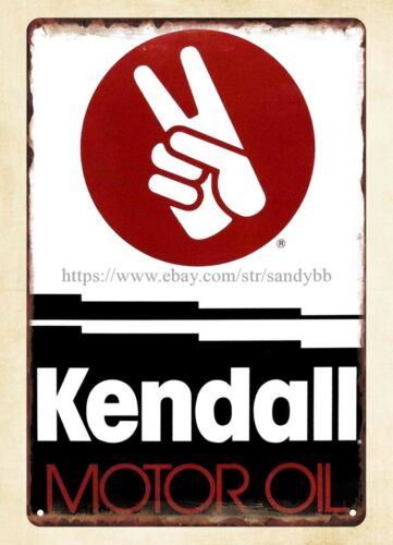 Vintage And Collectible Stores - Panneau métallique Kendall Motor Oil, décoration