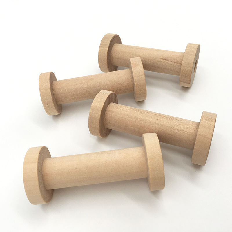 Bobines de Fil en Bois Naturel - Typewriter Ribbon Roll avis et prix