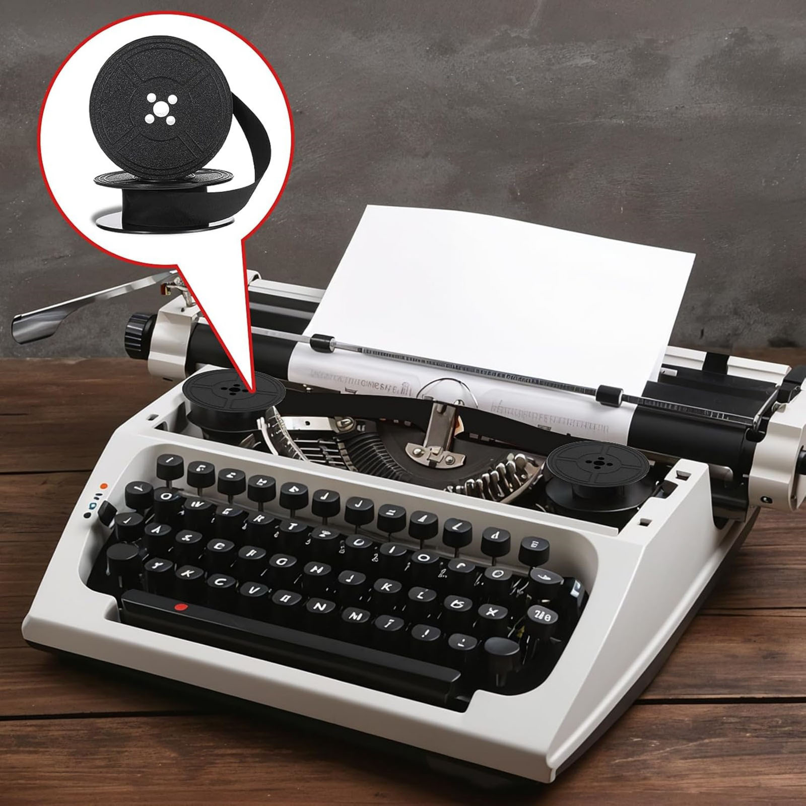 Ruban universel pour machine à - Typewriter Ribbon Roll avis et prix