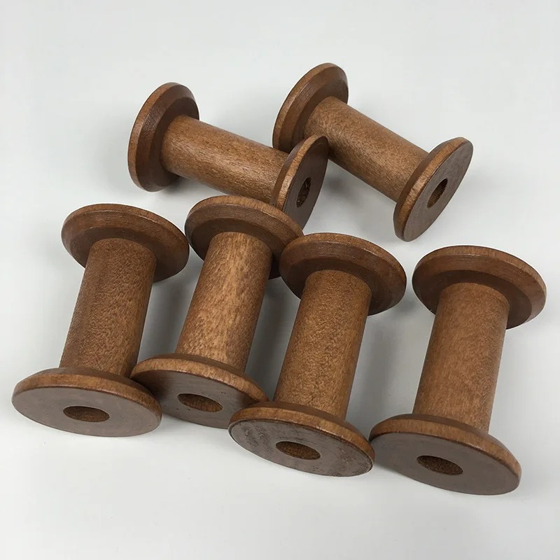 Bobines en bois Vintage, 6 piè - Typewriter Ribbon Roll avis et prix