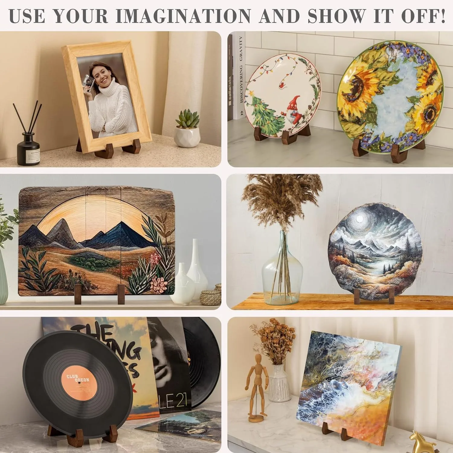 Présentoir vintage en bois pou - Collectible Vintage Photos avis et prix